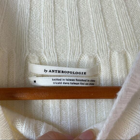 Anthropologie Mock Neck Oversize Sweater Size Medium - Picture 3 of 5